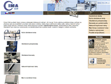 Tablet Screenshot of cima-zlin.cz